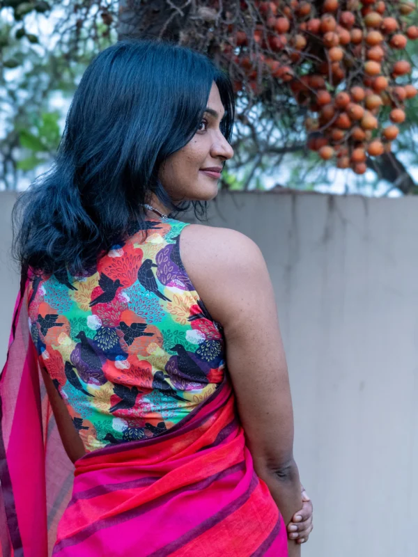 Holi Crow Cotton Blouse