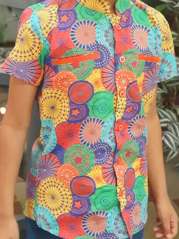 Moroccan Art Boys Shirt