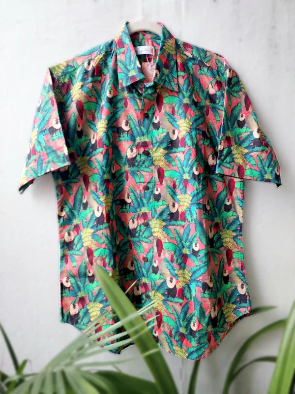 Monkeys in Banana Forest Men's Shirt